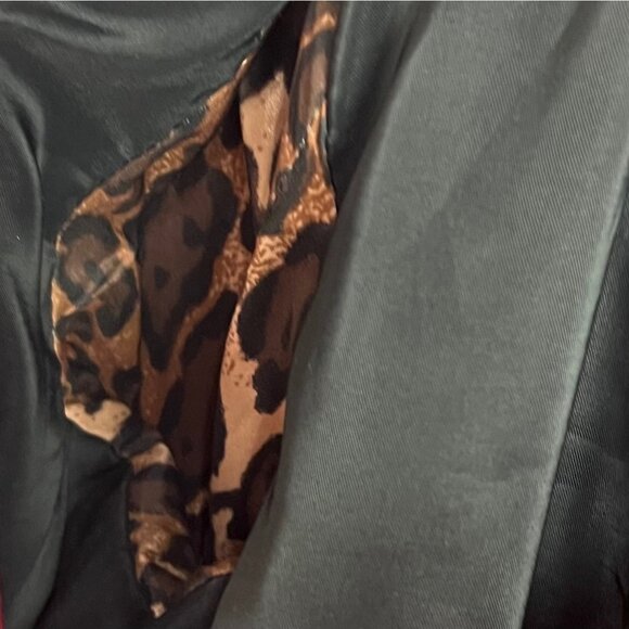 Red Fitted Blazer Jacket M Single Button Front Notch Lapel Holiday Work - Picture 9 of 12